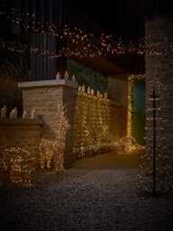 Blonde Faux Rattan Light Up Reindeer - Small - thumbnail 5
