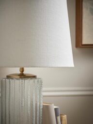Herringbone Glass Column Table Lamp - thumbnail 3