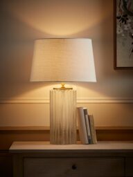 Herringbone Glass Column Table Lamp - thumbnail 2