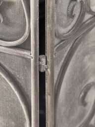 Grey Metal Fire Screen - thumbnail 3