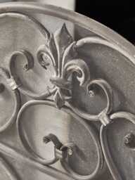Grey Metal Fire Screen - thumbnail 2