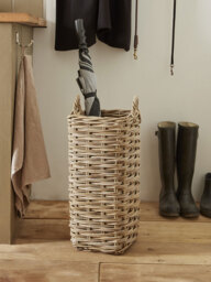 Rattan Umbrella Basket - Square - thumbnail 1
