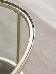 Glass Display Coffee Table - Soft Gold - thumbnail 3