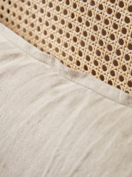Cotton Linen Rectangular Cushion Cover - Natural - thumbnail 4