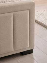 Odin Cream Velvet Bed - King - thumbnail 2