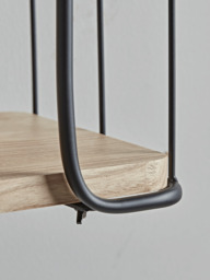 Industrial Wood & Metal Shelf Unit - Small - thumbnail 3