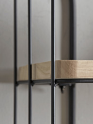 Industrial Wood & Metal Shelf Unit - Small - thumbnail 2