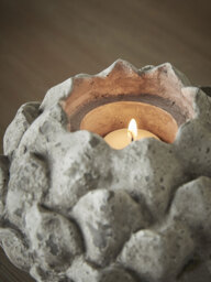 Distressed Artichoke Tealight Holder - thumbnail 3