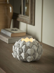 Distressed Artichoke Tealight Holder - thumbnail 1