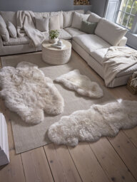 Sumptuous Sheepskin Single Rug - Natural - thumbnail 5