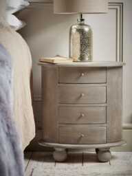 Oval Bedside Table - thumbnail 1