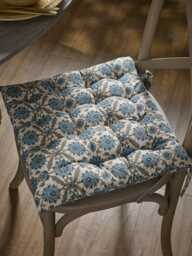 Floral Block Printed Seat Pad