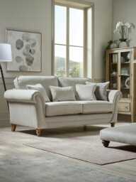 Stockholm Two Seater Sofa - Fawn Boucle