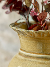Glazed Urn Vase - Ochre - thumbnail 2