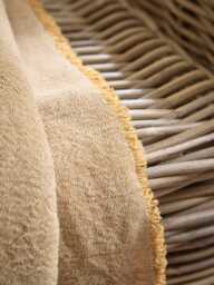 Frayed Edge Bedspread - Buttercup - thumbnail 3