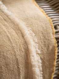 Frayed Edge Bedspread - Buttercup - thumbnail 4