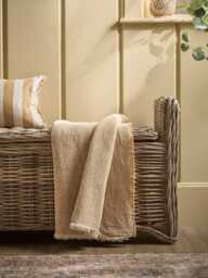 Frayed Edge Bedspread - Buttercup - thumbnail 1
