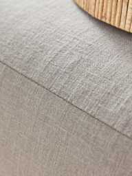 Palma Ottoman - Carbon Opulent Cotton Velvet - thumbnail 4
