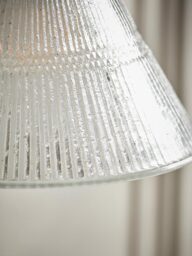 Textured Glass Tapered Wall Light - thumbnail 3