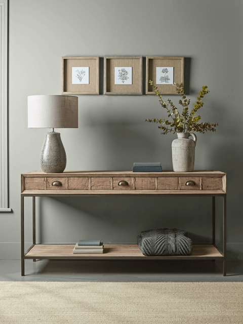 Reclaimed Oak Console Table - image 1