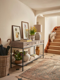 Reclaimed Oak Console Table - thumbnail 2
