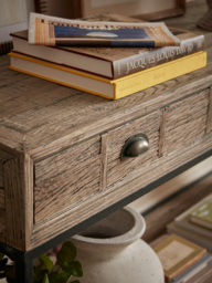 Reclaimed Oak Console Table - thumbnail 3
