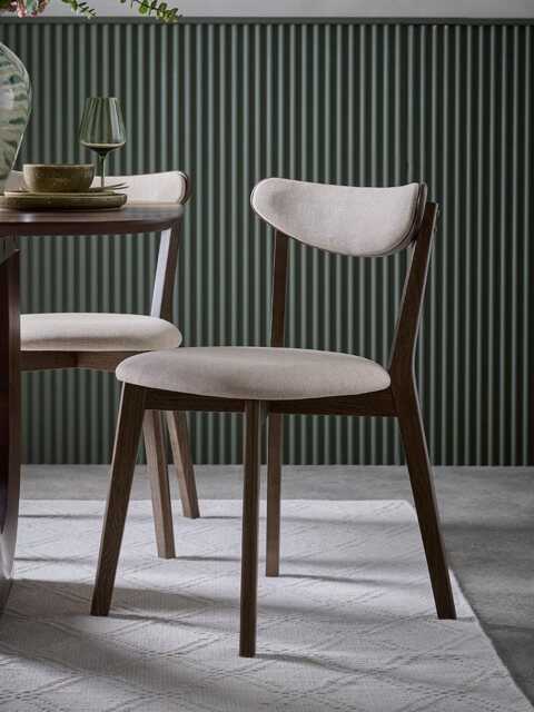 Reina Dark Oak Dining Chair - Set of 2 - image 1