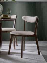 Reina Dark Oak Dining Chair - Set of 2 - thumbnail 1