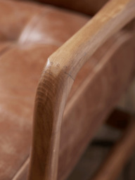 Mid Century Armchair - Leather - thumbnail 3