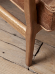 Mid Century Armchair - Leather - thumbnail 4