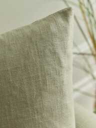 Visby Three Seater Sofa - Dusky Blue Cotton Stripe - thumbnail 4