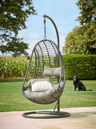 Slim Hanging Chair - Black - thumbnail 1