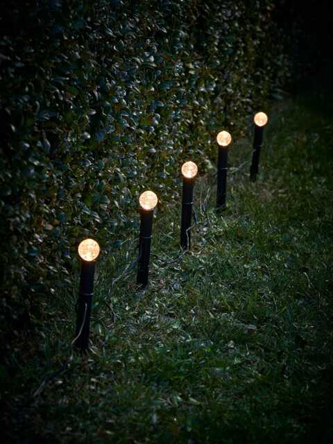 Crackle Glass Decorative Solar Stake Lights - image 1