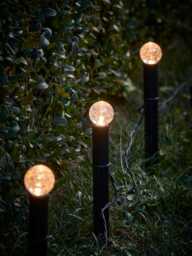 Crackle Glass Decorative Solar Stake Lights - thumbnail 2