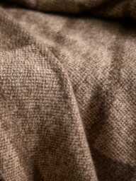Heritage Chequered Throw - Brown - thumbnail 4