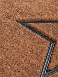 Embossed Rubber Star Doormat - Large - thumbnail 2