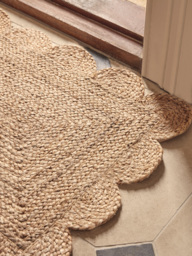 Scalloped Jute Doormat - Double - thumbnail 2