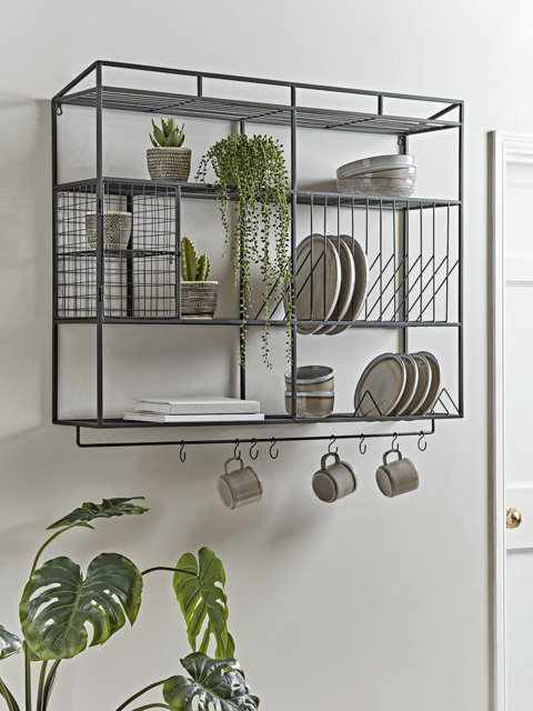 Industrial Style Iron Wall Unit - Large - image 1