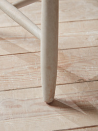 White Wooden Spindle back Dining Chair - Set of 2 - thumbnail 4