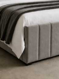 Ivor Velvet Ottoman Storage Bed - King - thumbnail 4