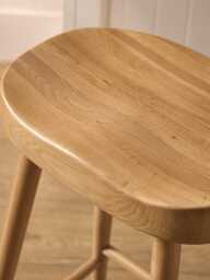 Weathered Oak Counter Stool - Natural - thumbnail 2