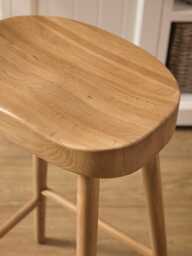 Weathered Oak Counter Stool - Natural - thumbnail 4