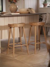Weathered Oak Counter Stool - Natural - thumbnail 3