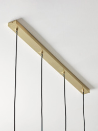 Four Frosted Glass Pendant Lights - thumbnail 3