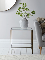 Villette Side Table - Burnished Brass - thumbnail 1