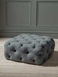 Sarnia Ottoman - Cumin Opulent Cotton Velvet - thumbnail 5