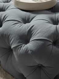 Sarnia Ottoman - Cumin Opulent Cotton Velvet - thumbnail 2