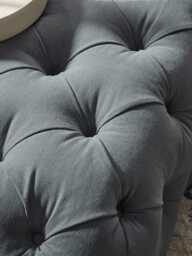 Sarnia Ottoman - Cumin Opulent Cotton Velvet - thumbnail 3