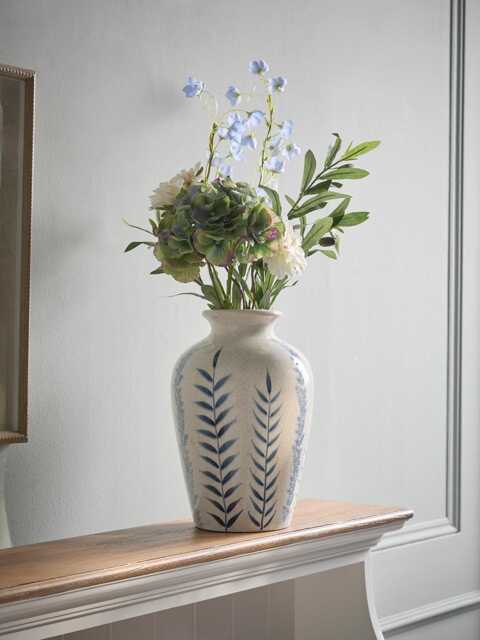 Blue Flora Vase - image 1