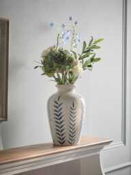 Blue Flora Vase - thumbnail 1